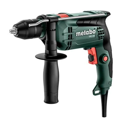 Ударна бормашина Metabo кабелна  650 W, 230 V, 10 Nm, 0-2800 об./мин, 1.5-13 мм, SBE 650