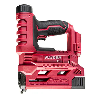 Акумулаторен такер Raider за пирони и скоби  без батерия и зарядно, 20 V, 15-32 мм, 15-25 мм, RDP-SST20