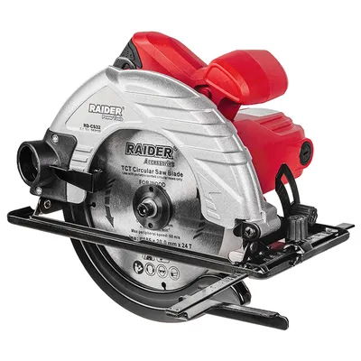 Електрически ръчен циркуляр Raider 1200 W, ф 185 мм, 4500 об./мин, RD-CS32