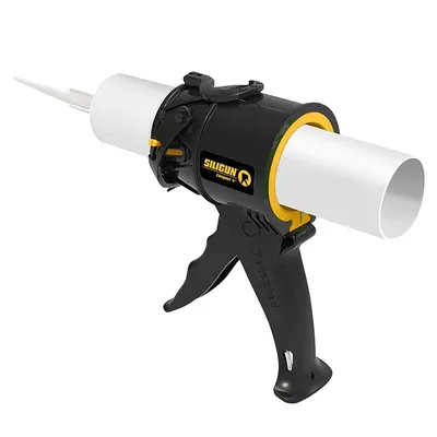 Пистолет за силикон, лепила и уплътнители Siligun  0.31 л, ABS пластмаса, Compact 4