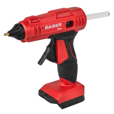 Пистолет за топло лепене Raider акумулаторен без батерия и зарядно, 20 V, 11 мм, RDP-YGLG20