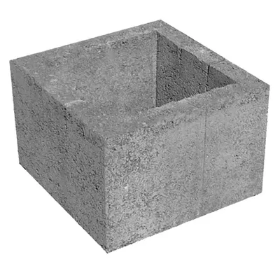 Блок бетонен BG единичен за вентилационни системи  200x250x300 мм