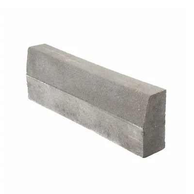 Бордюр бетонен BG градински  80x160x500 мм, светлосив