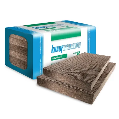 Каменна вата Knauf Insulation за стени и покрив 100x600x1000 мм, 3 м2/опак., NaturBoard VENTACUSTO