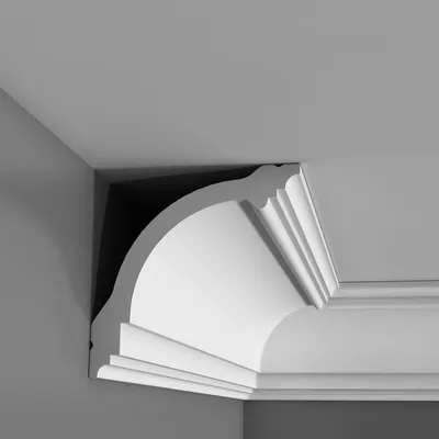 Корниз Orac Decor за таван EPS 100х100х138 мм, 2 м, бял, CB512