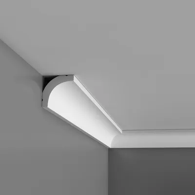 Корниз Orac Decor за таван EPS 35х35х50 мм, 2 м, бял, CB520