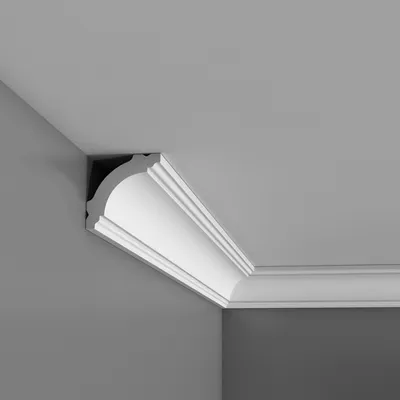 Корниз Orac Decor за таван EPS 40х40х56 мм, 2 м, бял, CB510