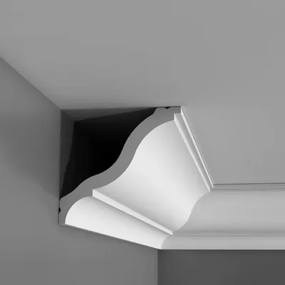 Корниз Orac Decor за таван EPS 92х82х23 мм, 2 м, бял, CB503