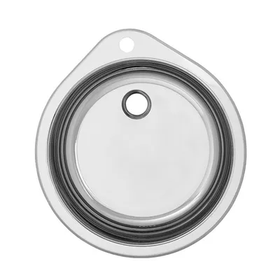 Мивка за кухня Chrom с едно корито кръгла  532x490x160 мм