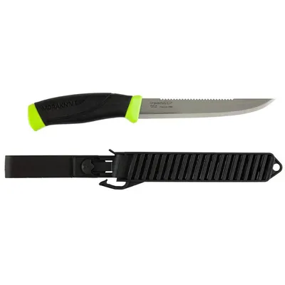 Рибарски нож Mora с назъбен гръб с калъф  148/260 мм, Fishing Comfort Scaler 150