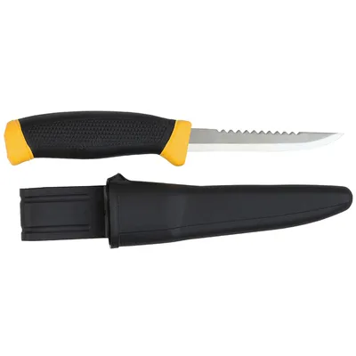 Рибарски нож Mora с назъбен гръб с калъф  98/215 мм, Fishing Comfort 898T