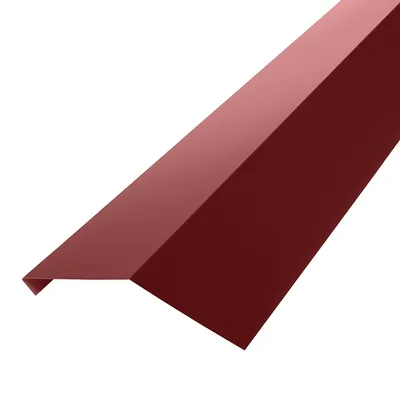 Пола надулучна Bravo за вълнообразна ламарина 0.4x2000 мм, червена, 3011, Bel Profile Standard