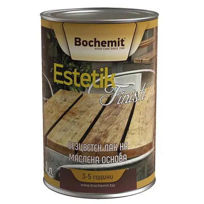 Препарат Bochemit за импрегниране за дърво 1 л, безцветен, Estetik Finish