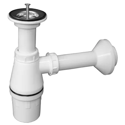 Сифон за мивка Emko PVC с твърда връзка  ф 40x62 мм
