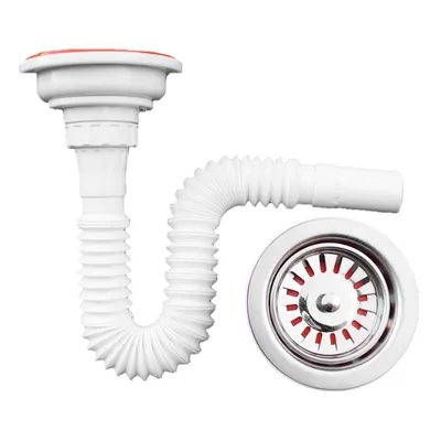 Сифон за мивка Muff Matik PVC гофриран разглобяем  ф 32x110 мм, 730 мм, CK02