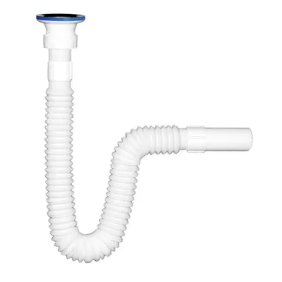 Сифон за мивка Nova Plastic PVC гофриран разглобяем  ф 32x64 мм, 700 мм