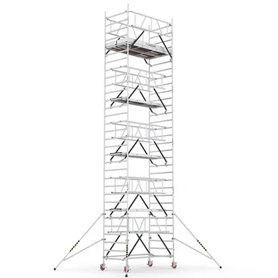 Скеле алуминиево Cagsan подвижно с колела  10.6 м, 2.4x1.2 м, 200 кг/м2, ProTUBE LN860_(240)
