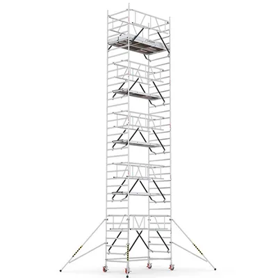 Скеле алуминиево Cagsan подвижно с колела  11.5 м, 2.4x1.2 м, 200 кг/м2, ProTUBE LN950_(240)