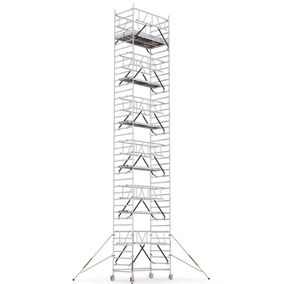 Скеле алуминиево Cagsan подвижно с колела  13.6 м, 2.4x1.2 м, 200 кг/м2, ProTUBE LN1160_(240)