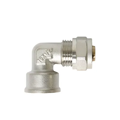 Коляно Sfit за Pex-Al-Pex тръба - женска резба ф 16 мм x 1/2", 10 bar, 90 °
