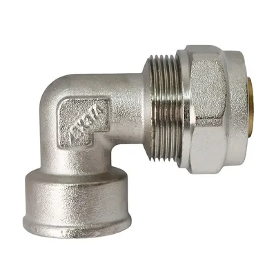 Коляно Sfit за Pex-Al-Pex тръба - женска резба ф 26 мм x 3/4", 10 bar, 90 °