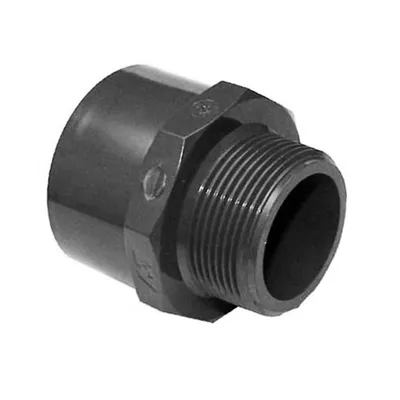 Преход KDN PVC за лепене с външна резба ф 75x63 мм x 2 1/2", 16 bar