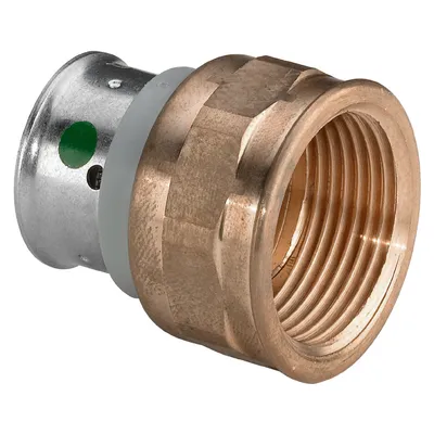 Прес фитинг Viega съединител за Pex-Al-Pex тръби прав, женски ф 20 мм x 1/2", 6.5 bar, Pexfit pro 4712