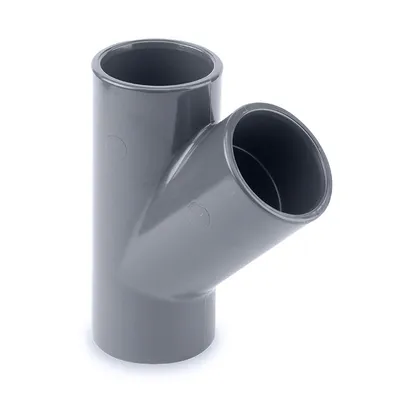 Разклонител Hidroten PVC за лепене ф 20 мм, 45 °, 16 bar, 435