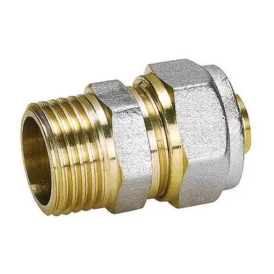 Съединител преход General Fittings за Pex-Al-Pex тръба - мъжка резба ф 26 мм x 1", 10 bar