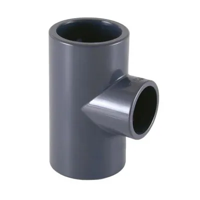 Тройник PVC Hidroten напорен за лепене редуктивен ф 32х25х32 мм, 16 bar, 010