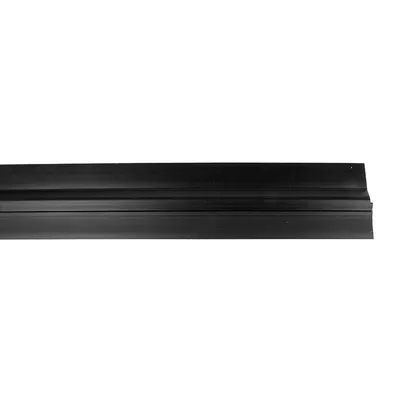Уплътнителна четка за врата Amig PVC, 1 м, черна, 4