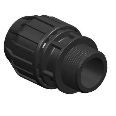 Преход Elysee PP бърза връзка за PE тръби външна резба ф 32 мм x 1 1/2", 16 bar, 330