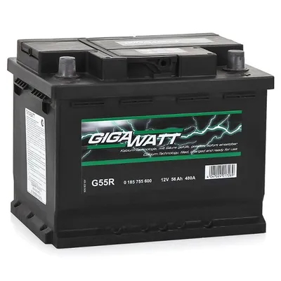 Акумулатор Gigawatt за автомобил  12 V, 56 Ah