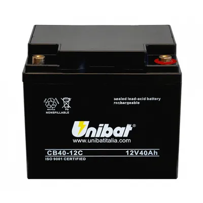 Акумулатор Unibat за автомобил  12 V, 40 Ah, CB40-12C