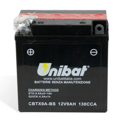 Акумулатор Unibat за мотоциклет  12 V, 20 Ah, 12N20AH-BS