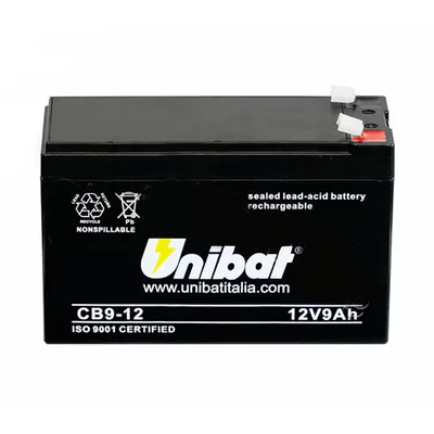 Акумулатор Unibat за мотоциклет  12 V, 9 Ah, CB 9-12.9