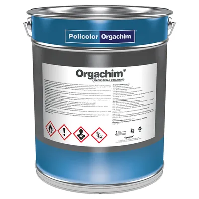 Алкидна боя Orgahim за дърво и метал  гланц, 20 кг, тъмнозелена, RAL 6005, Е 5071