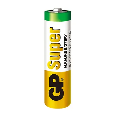 Батерия GP кръгла алкална  1.5 V, AA/LR06, Super Alkaline GP 15A