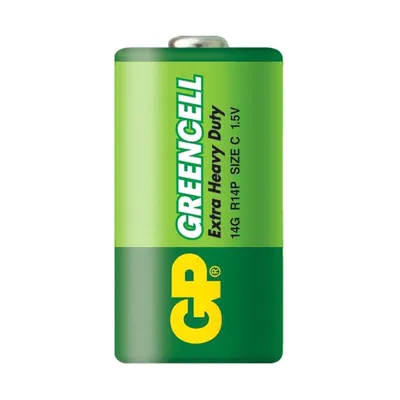 Батерия GP кръгла цинкова  1.5 V, LR14/C, Greencell GP 14G