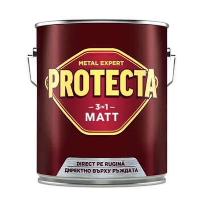 Боя за метал Orgahim 3 в 1 за защита и репаратурни цели 2.5 л, бяла мат, Protecta 3in1 Matt