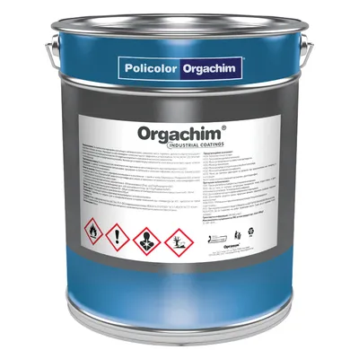 Емайллак Orgahim алкиден  20 кг, RAL 9006, UR-11