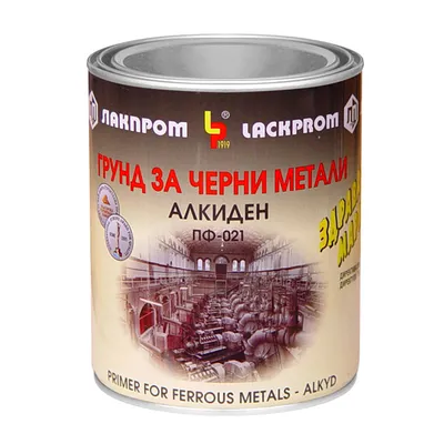 Грунд за метал Lackprom алкиден  0.7 л, сив, PF-021