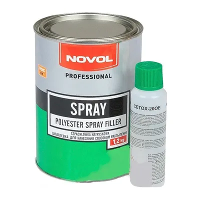 Кит Novol полиестерен за автомобили 0.8 кг, Spray