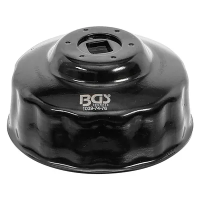 Ключ BGS за маслен филтър   74-76 мм, квадрат 3/8", 15 точки, 