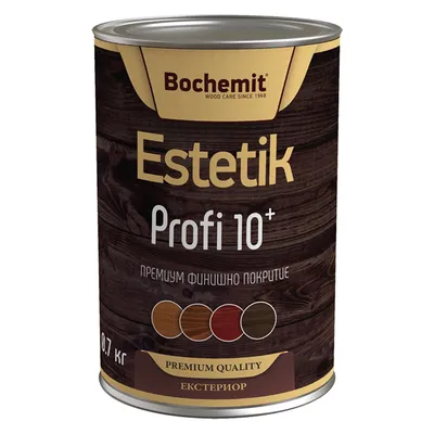 Лак алкиден Bochemit маслен с импрегнант  0.7 кг, орех, Estetik Profi 10+