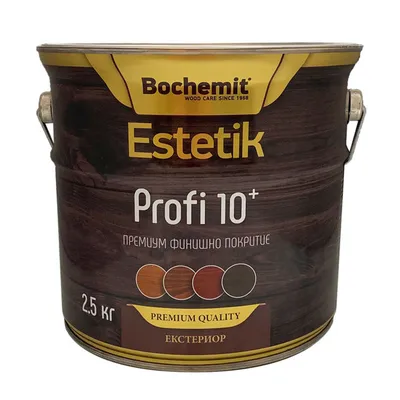 Лак алкиден Bochemit маслен с импрегнант  2.5 кг, дъб, Estetik Profi 10+