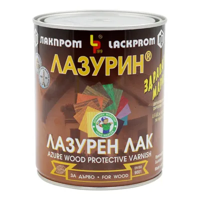 Лак алкиден Lackprom лазурен 0.7 л, безцветен, Lazurin