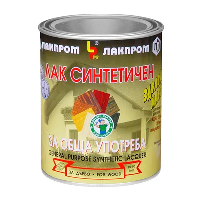 Лак алкиден Lackprom синтетичен за обща употреба 0.7 л, PF-12