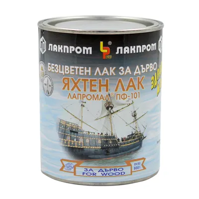 Лак алкиден Lackprom яхтен еднокомпонентен  0.7 л, безцветен, Lapromal PF-101