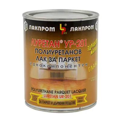 Лак полиуретанов Lackprom за паркет  0.7 л, Luretan UR–201